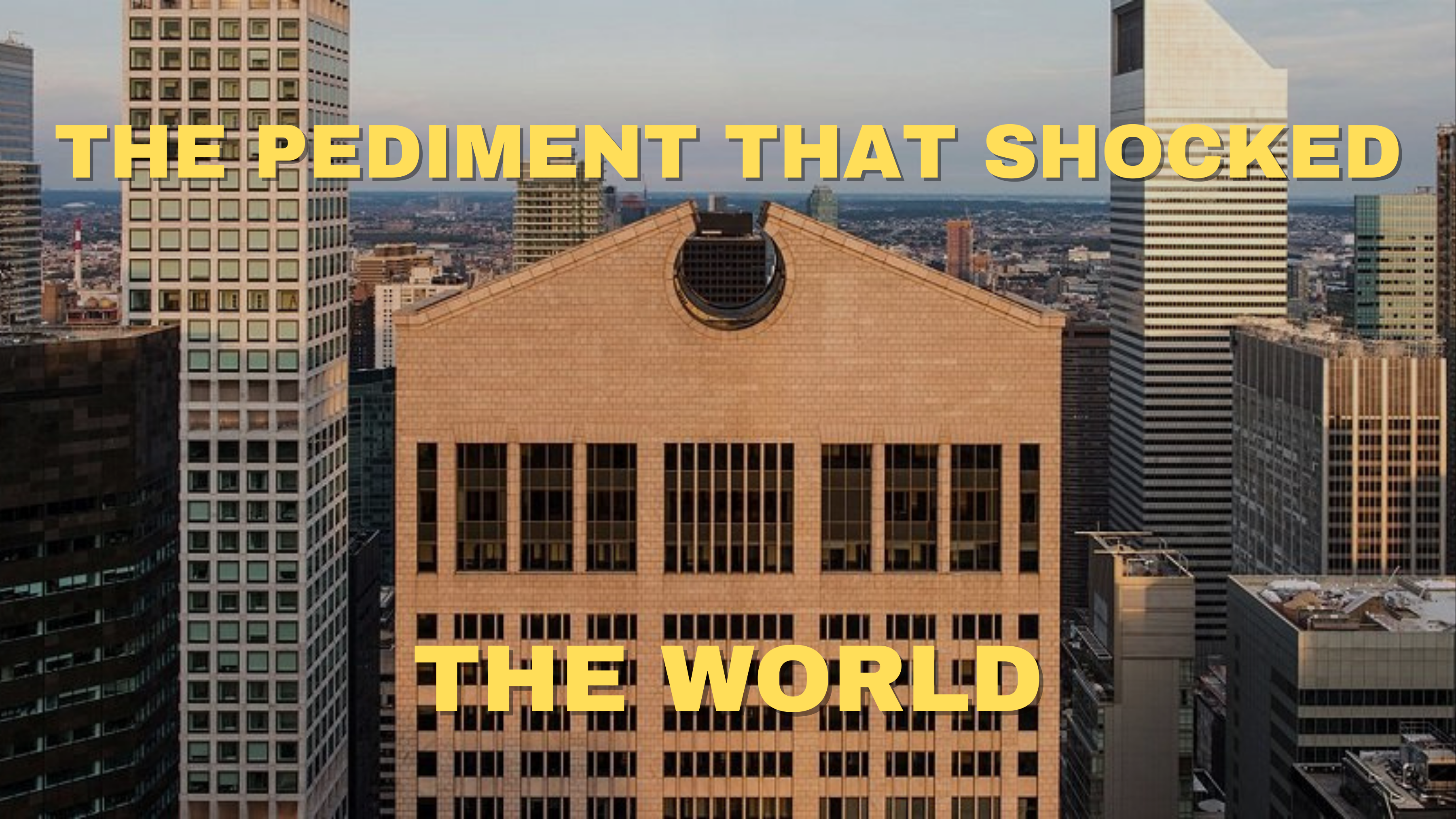 AT&T Building: The Pediment That Shocked the World – All Things ...